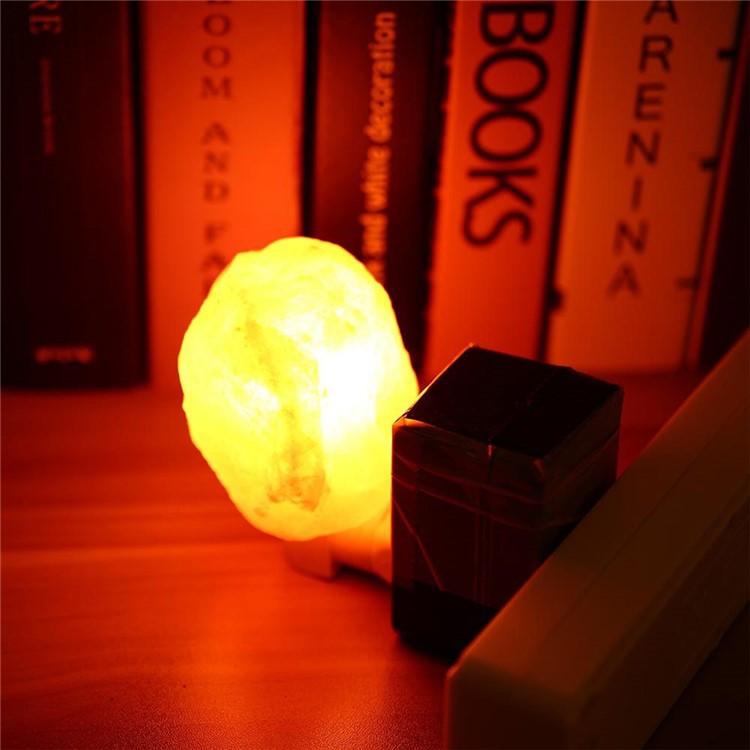 YouOKLight YK2291 7W 120V Warm White Himalayan Salt Lamps Crystal Salt Lamp - US Plug-9