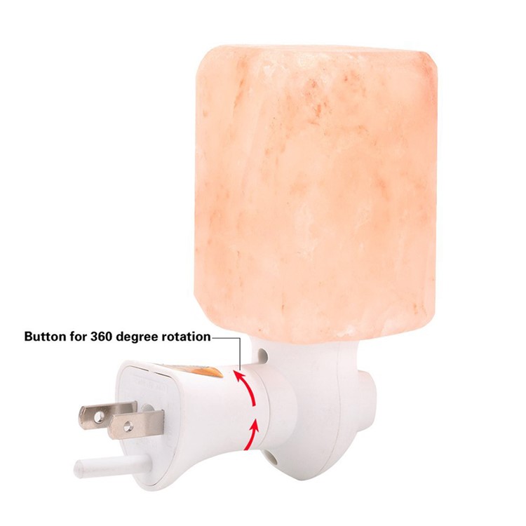 YouOKLight YK2293 7W 120V Warm White Himalayan Salt Lamps Crystal Salt Lamp - US Plug-4