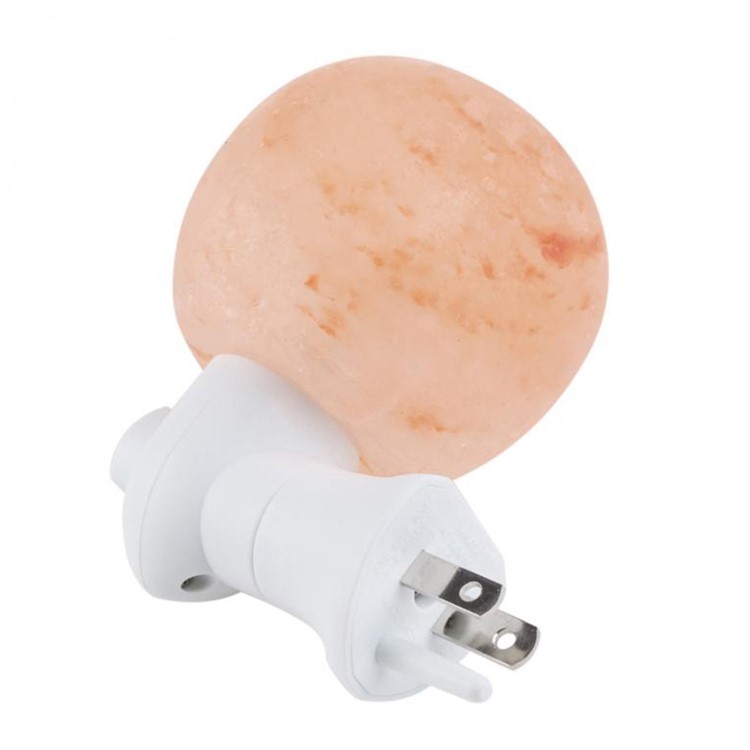 YouOKLight YK2295 7W 120V Warm White Himalayan Globe Sphere Salt Lamp - US Plug-2