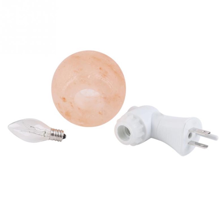 YouOKLight YK2295 7W 120V Warm White Himalayan Globe Sphere Salt Lamp - US Plug-3