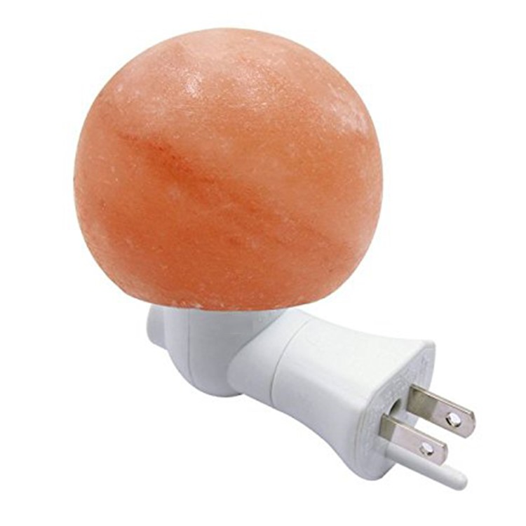 YouOKLight YK2295 7W 120V Warm White Himalayan Globe Sphere Salt Lamp - US Plug-4