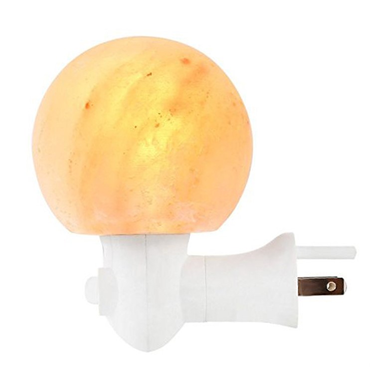 YouOKLight YK2295 7W 120V Warm White Himalayan Globe Sphere Salt Lamp - US Plug-6