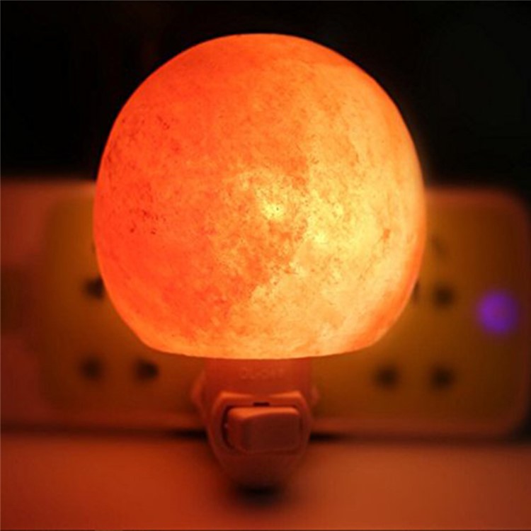 YouOKLight YK2295 7W 120V Warm White Himalayan Globe Sphere Salt Lamp - US Plug-8