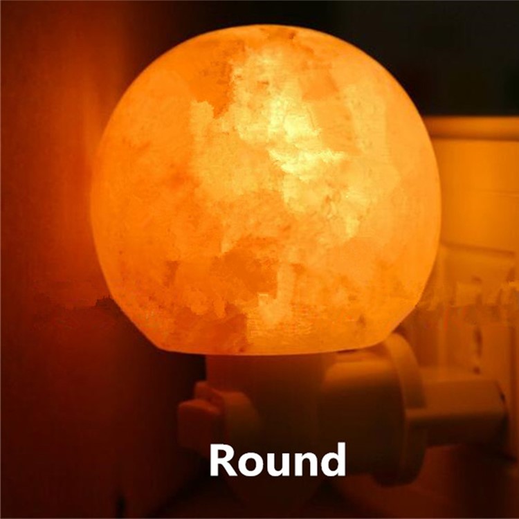 YouOKLight YK2295 7W 120V Warm White Himalayan Globe Sphere Salt Lamp - US Plug-9