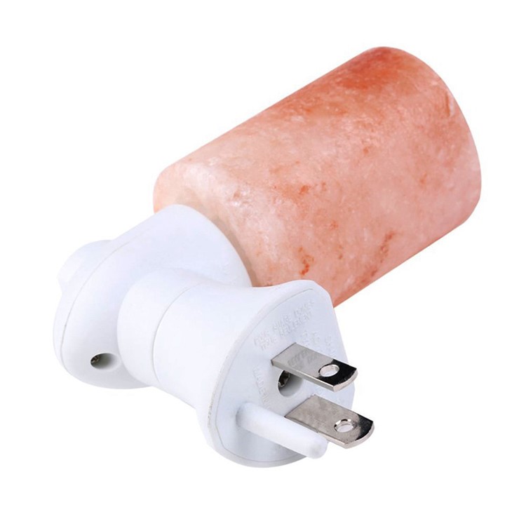 YOUOKLIGHT YK2299 Mini Himalayan Salt Lamp Cylinder Shape Air Purifier Warm White Wall Light - US Plug-3