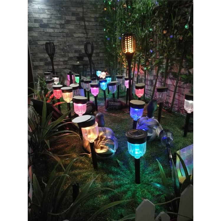 4PCS/Set LED Auto On/Off Lamp Waterproof Outdoor Solar Lights-5