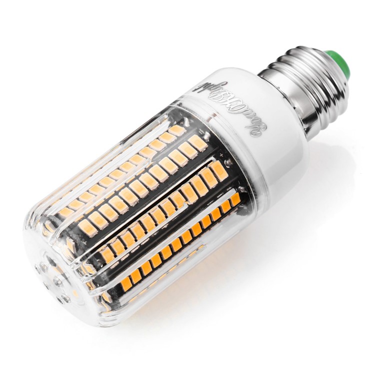 4PCS/Set 12W E27 SMD 5733 1100LM 136-LED Corn Light Bulb with Cover - Warm White-3