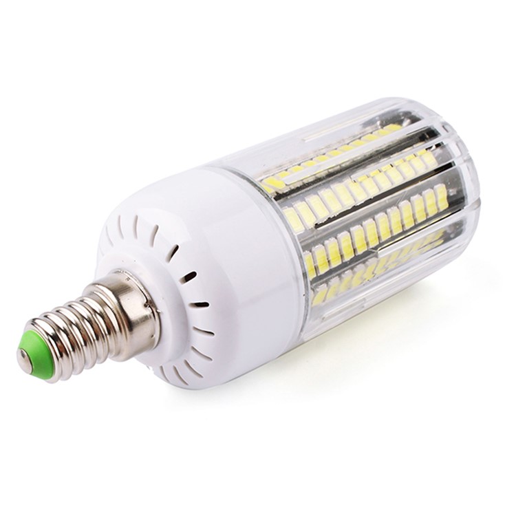 2PCS/Set 12W E12 SMD 5733 1100LM 136-LED Corn Light Bulb with Cover - Cool White-2