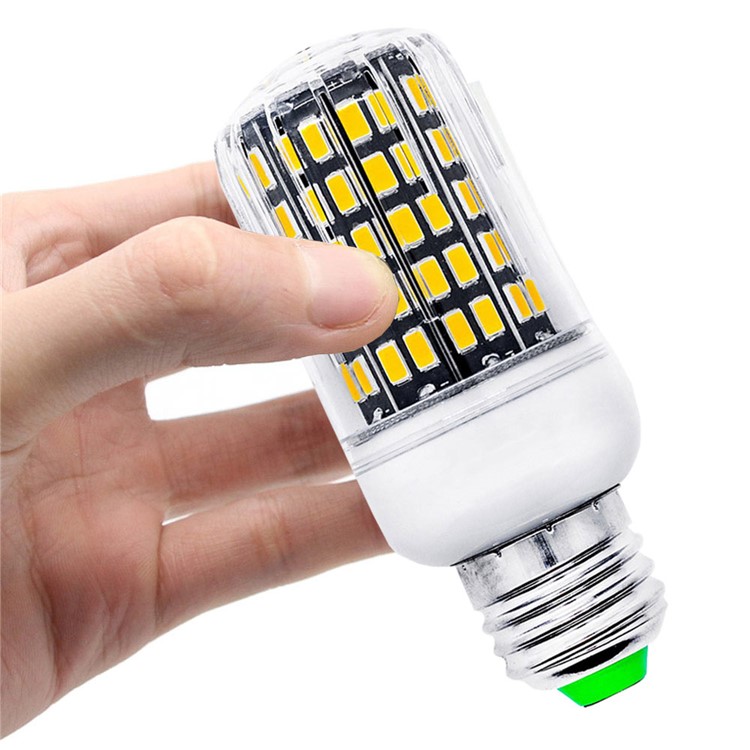 2PCS/Set 10W E27 SMD 5733 950LM 108-LED Corn Light Bulb with Cover - Warm White-2