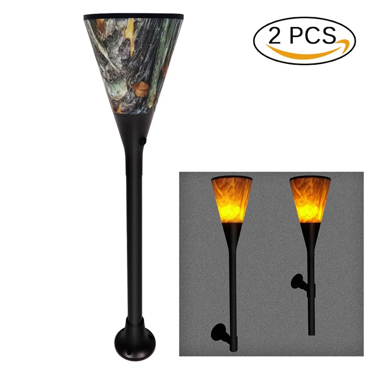 2PCS/Set 96-LED Auto On/Off Light Waterproof Outdoor Maple Leaves Goblet Solar Lights-1