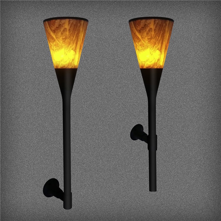 2PCS/Set 96-LED Auto On/Off Light Waterproof Outdoor Maple Leaves Goblet Solar Lights-5