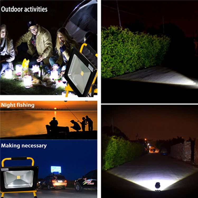 YOUOKLIGHT YK0952 IP65 20W 1700lm White LED Rechargeable Flood Light - US Plug-5