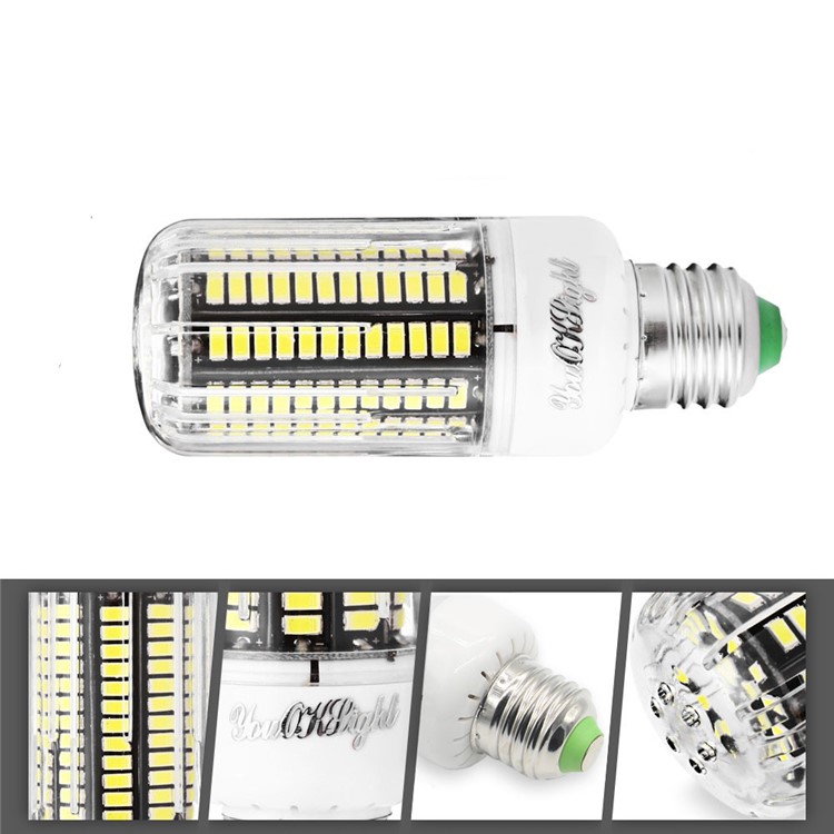 YouOKLight E12 AC110 12W LED Creative Corn Bulb 5733-SMD Cold White Light - E12-5