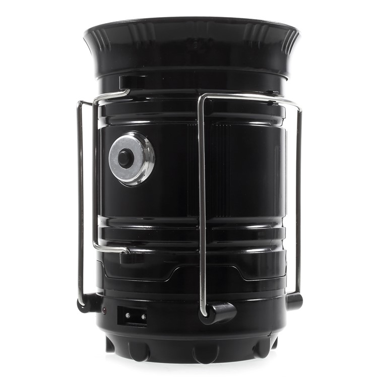 JH-5800T Portable Outdoor Solar Torch Light Stretchable LED Camping Lantern with Power Bank Function - US Plug-3