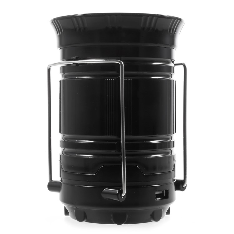 JH-5800T Portable Outdoor Solar Torch Light Stretchable LED Camping Lantern with Power Bank Function - US Plug-4