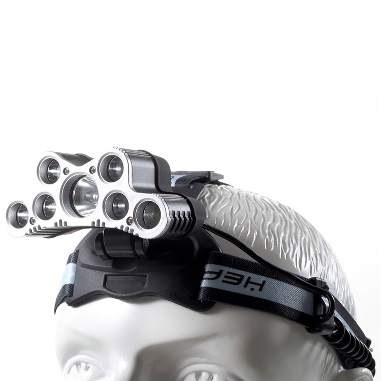 7 LED 2000 Lumens Multi-purpose LED Head Lamp for Outdoor Hiking Camping-12