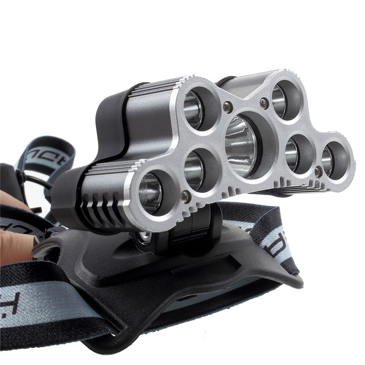 7 LED 2000 Lumens Multi-purpose LED Head Lamp for Outdoor Hiking Camping-6