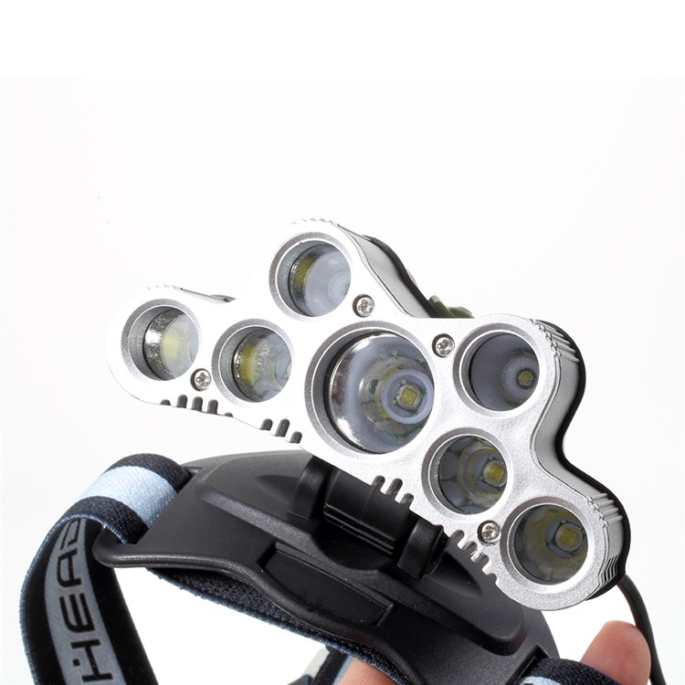 7 LED 2000 Lumens Multi-purpose LED Head Lamp for Outdoor Hiking Camping-7