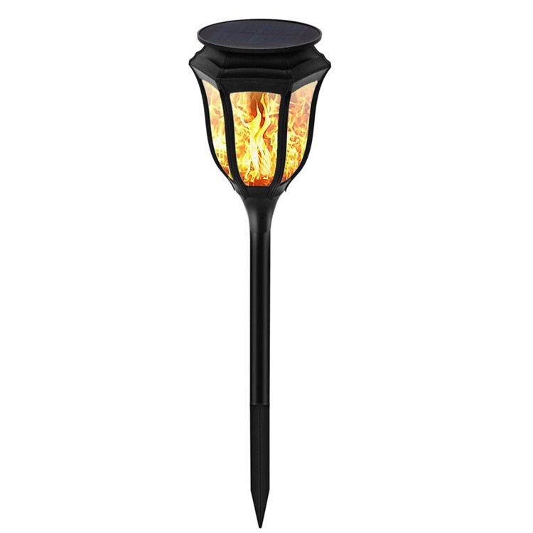 96-LED Hexagon Flame Lamp Creative Simulate Waterproof Landscape Light-2