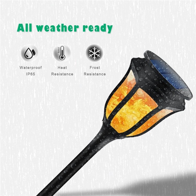 96-LED Hexagon Flame Lamp Creative Simulate Waterproof Landscape Light-5