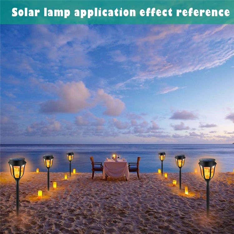 96-LED Hexagon Flame Lamp Creative Simulate Waterproof Landscape Light-6