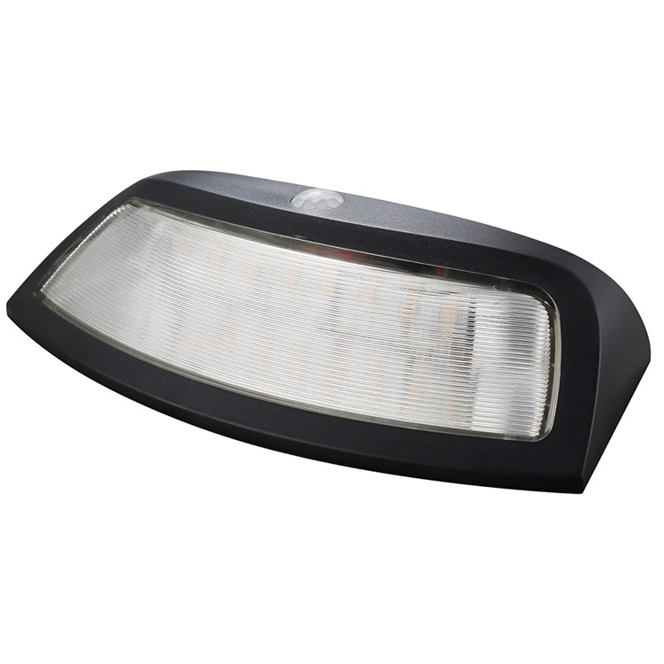 DS-3690 200LM 8 LEDs Solar Smiling Wall Light Outdoor Motion Sensor Solar Lamp - Black-3