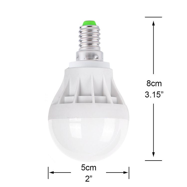 3Pcs/Set YOUOKLIGHT YK0067 E14 3W 200 Lumen LED Light Bulbs AC 220V - Cool White-5