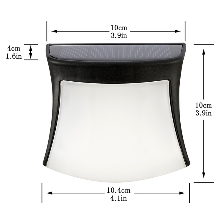 YOUOKLIGHT YK6420 Waterproof Solar Charging Outdoor LED Wall Light Garden Yard Wall Lamp-5