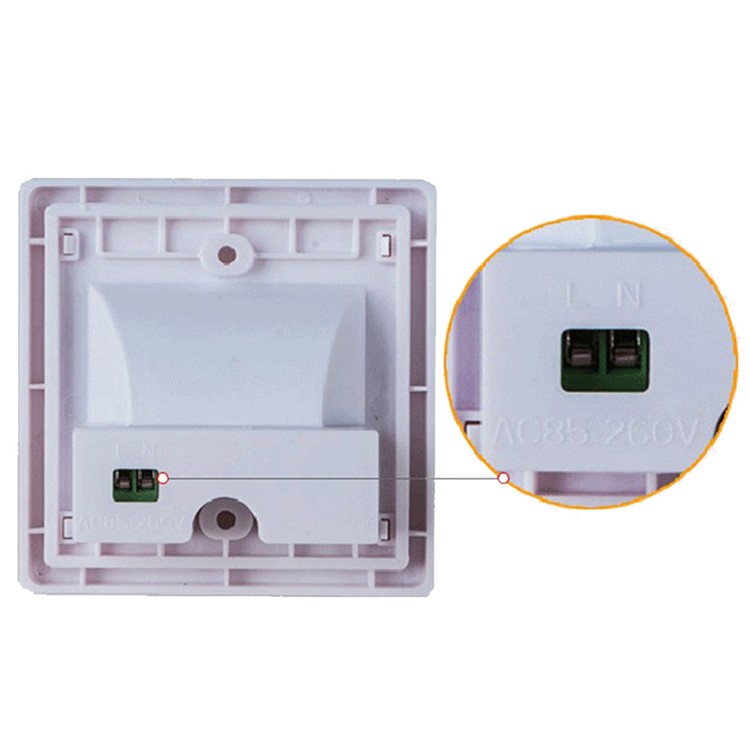 YOUOKLIGHT YK2306 LED Motion Sensor Footlight Wall Light Lamp for Stairs Step Corner - Warm White Light-6