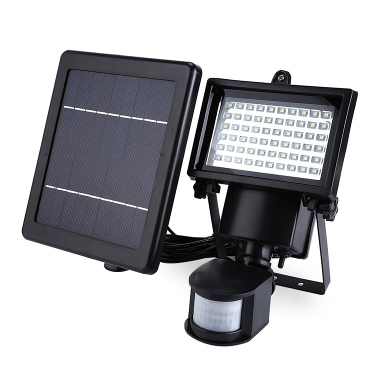 # # 60-LED Solar Power outdoor Sensor Flood Light Sicherheits Lampe-1