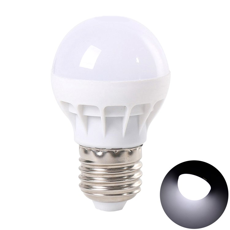 3Pcs/Set YOUOKLIGHT YK0067 E27 3W LED Light Bulbs AC 220V for Home Lighting - White Light-1