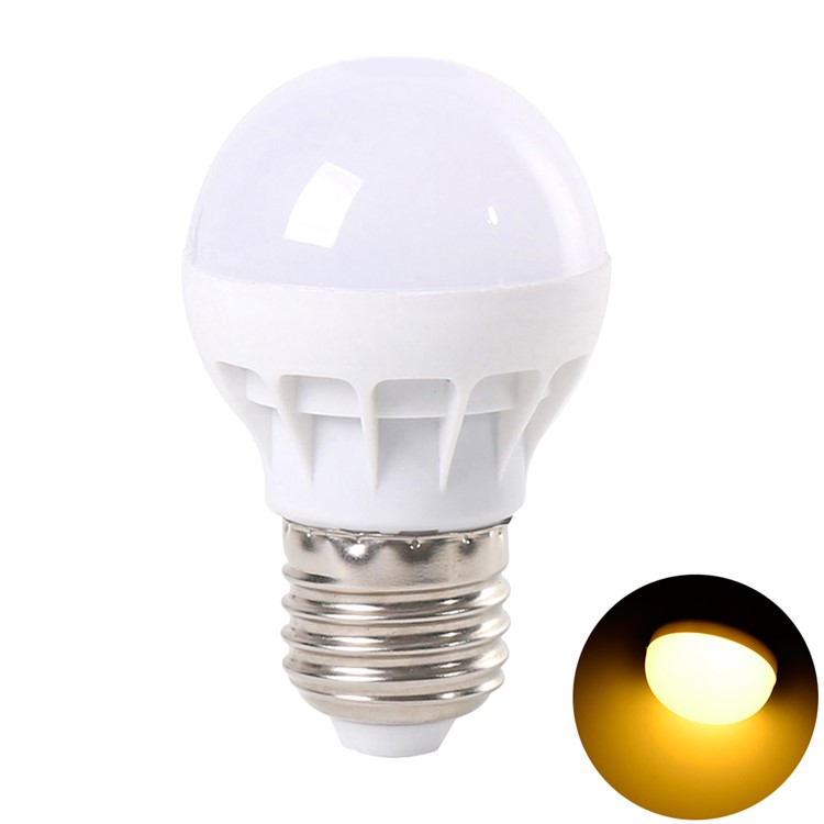 3Pcs/Set YOUOKLIGHT YK0067 AC 220V E27 3W LED Light Bulbs for Home Lighting - Warm White Light-1