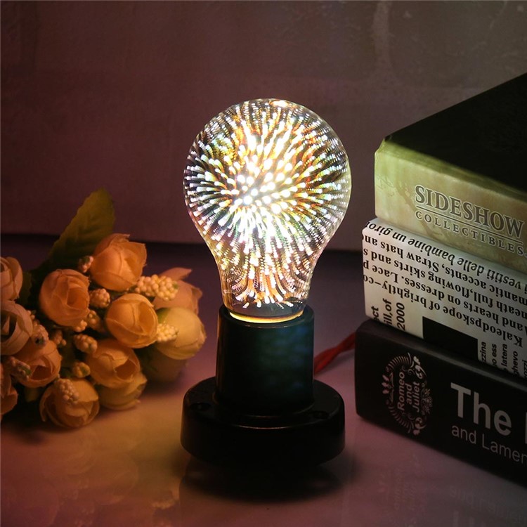 YOUOKLIGHT YK0854 A60 E27 Novelty 3D LED Fireworks Light Bulb Vintage Atmosphere Decorative Christmas Bulb Light-10