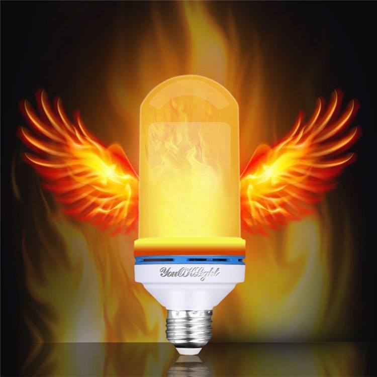 YOUOKLIGHT YK1209 E27/E26 SMD 2835 99-LED Corn Flame Light Bulb-10