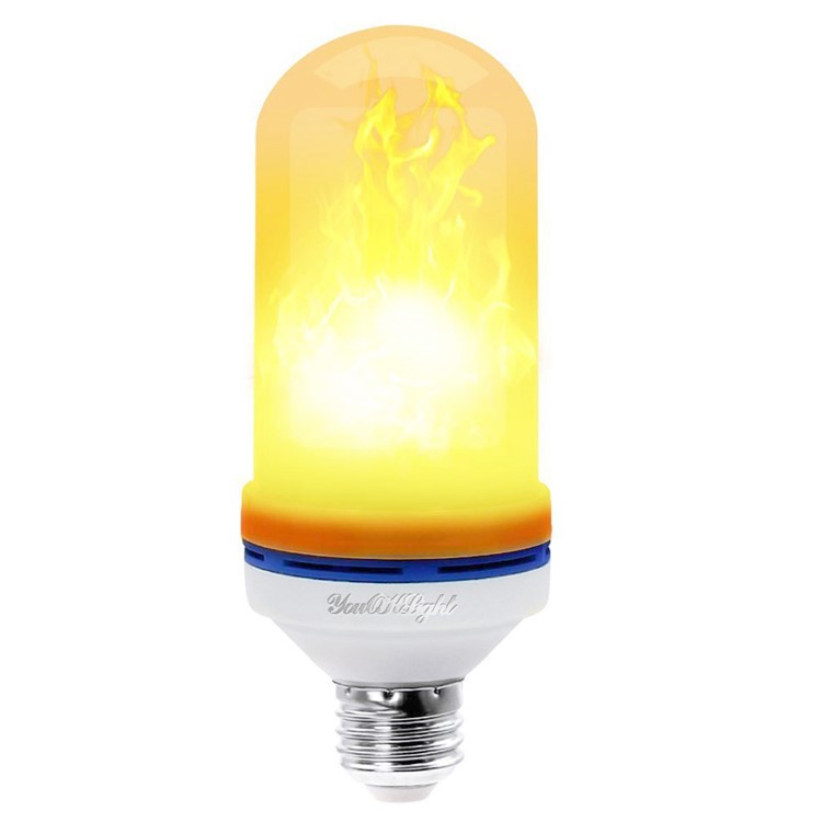 YOUOKLIGHT YK1209 E27/E26 SMD 2835 99-LED Corn Flame Light Bulb-2