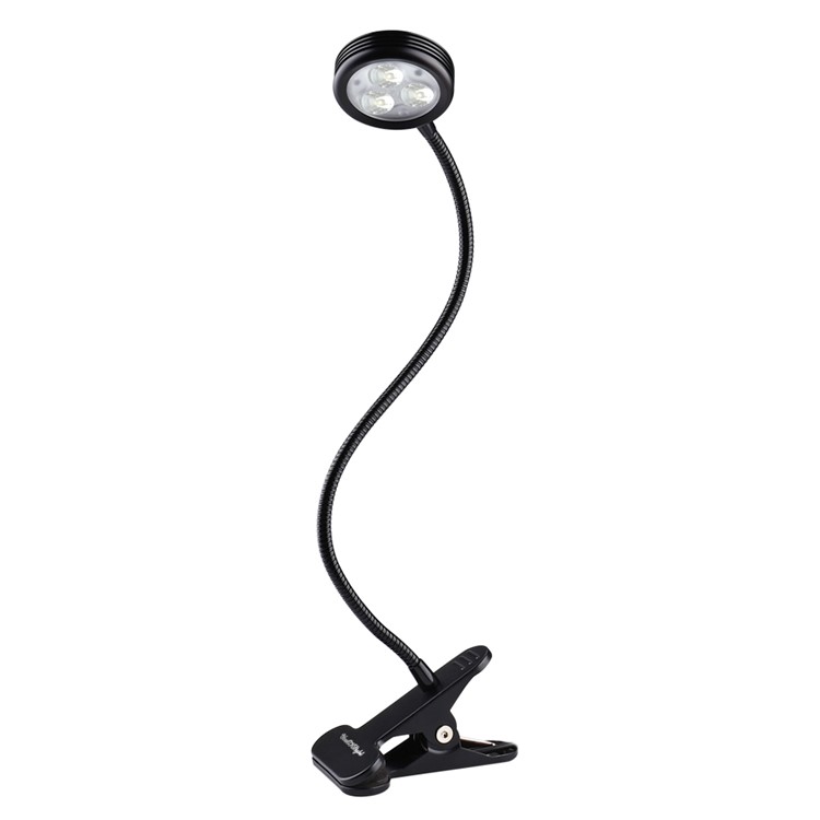 YOUOKLIGHT YK2310 3W Goose Neck Clip-on Desk LED Lamp - US Plug-9