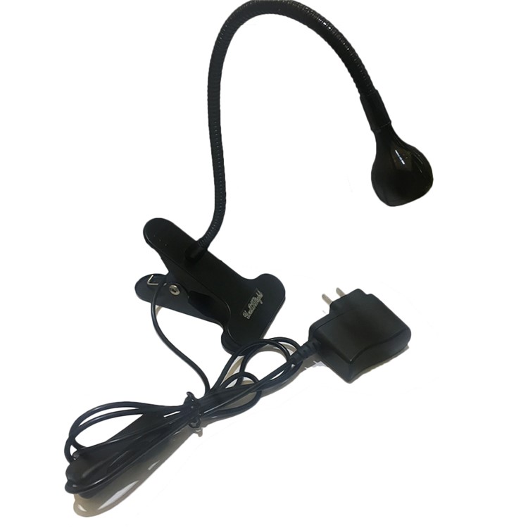 YOUOKLIGHT YK2309 1W Clip-on Desk LED Lamp Flexible Goose Neck LED Light - US Plug-8