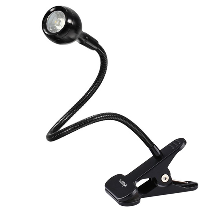 YOUOKLIGHT YK2309 1W Clip-on Desk LED Lamp Flexible Goose Neck LED Light - US Plug-9