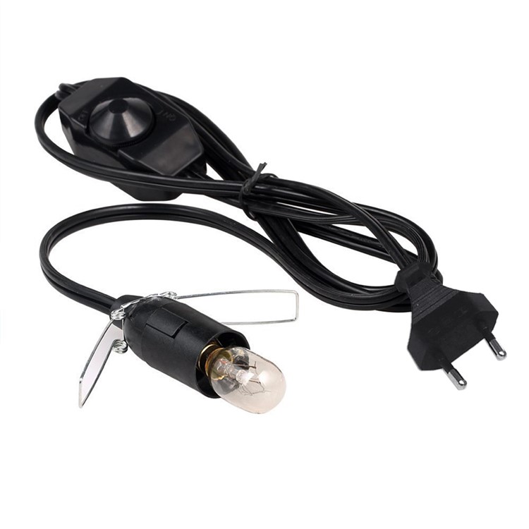 YOUOKLIGHT YK6618 E12/E14 Himalayan Salt Lamp Cord with Dimmer Switch - EU Plug-10