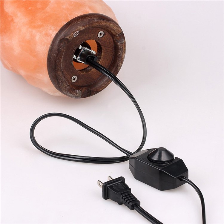 YOUOKLIGHT YK6618 E14 Cable De Reemplazo De La Lámpara De Sal Himalayo Con Interruptor Regulable - Enchufe Estadounidense-8