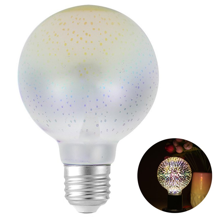 YOUOKLIGHT YK0855 E26/E27 Novelty Atmosphere 3D LED Fireworks Light Bulb, AC 85-265V-1