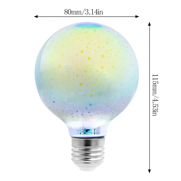 YOUOKLIGHT YK0855 E26/E27 Novelty Atmosphere 3D LED Fireworks Light Bulb, AC 85-265V-3