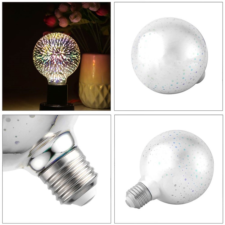 YOUOKLIGHT YK0855 E26/E27 Novelty Atmosphere 3D LED Fireworks Light Bulb, AC 85-265V-4