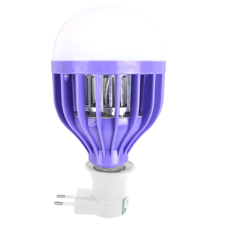 YOUOKLIGHT YK0068 12W 3-Mode Insect Fly Killer Mosquito Bug Zapper Lamp Light Bulb With E27 to EU Plug-12