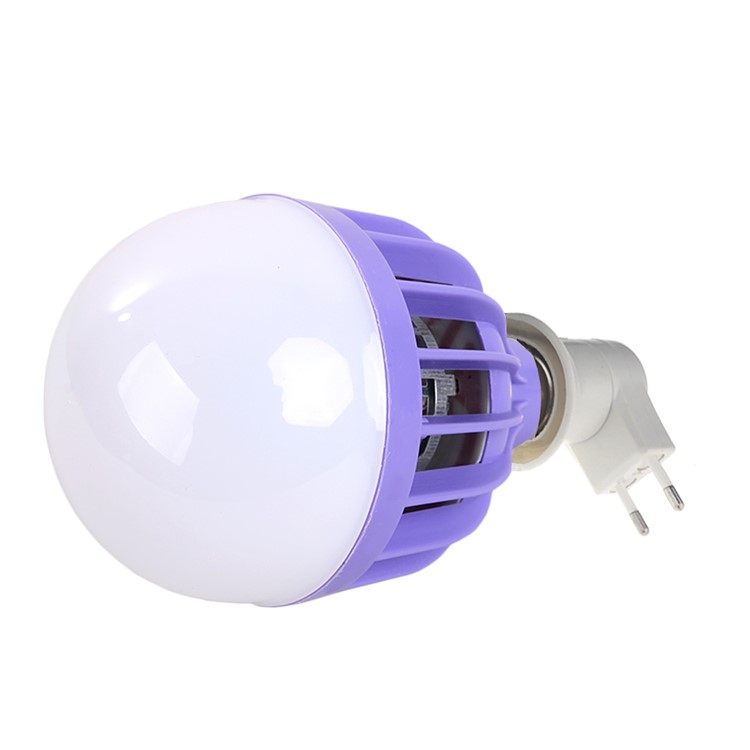 YOUOKLIGHT YK0068 12W 3-Mode Insect Fly Killer Mosquito Bug Zapper Lamp Light Bulb With E27 to EU Plug-13