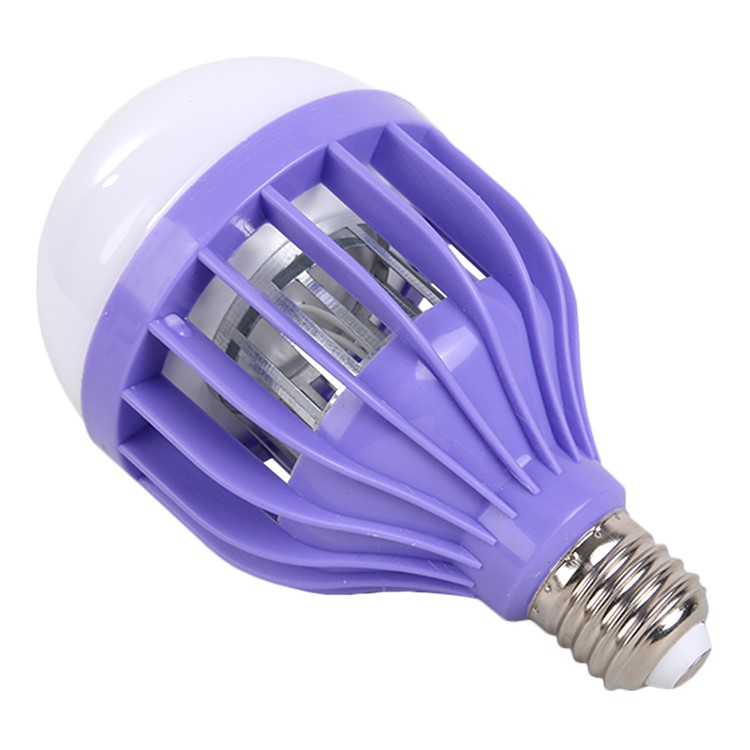 YOUOKLIGHT YK0068 12W 3-Mode Insect Fly Killer Mosquito Bug Zapper Lamp Light Bulb With E27 to EU Plug-4