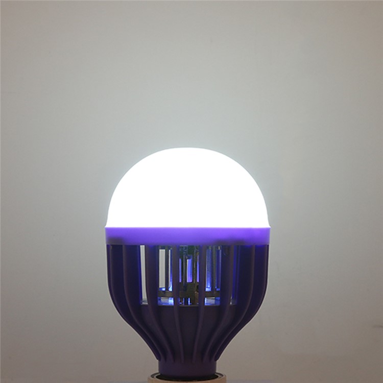 YOUOKLIGHT YK0068 12W 3-Mode Insect Fly Killer Mosquito Bug Zapper Lamp Light Bulb With E27 to EU Plug-8