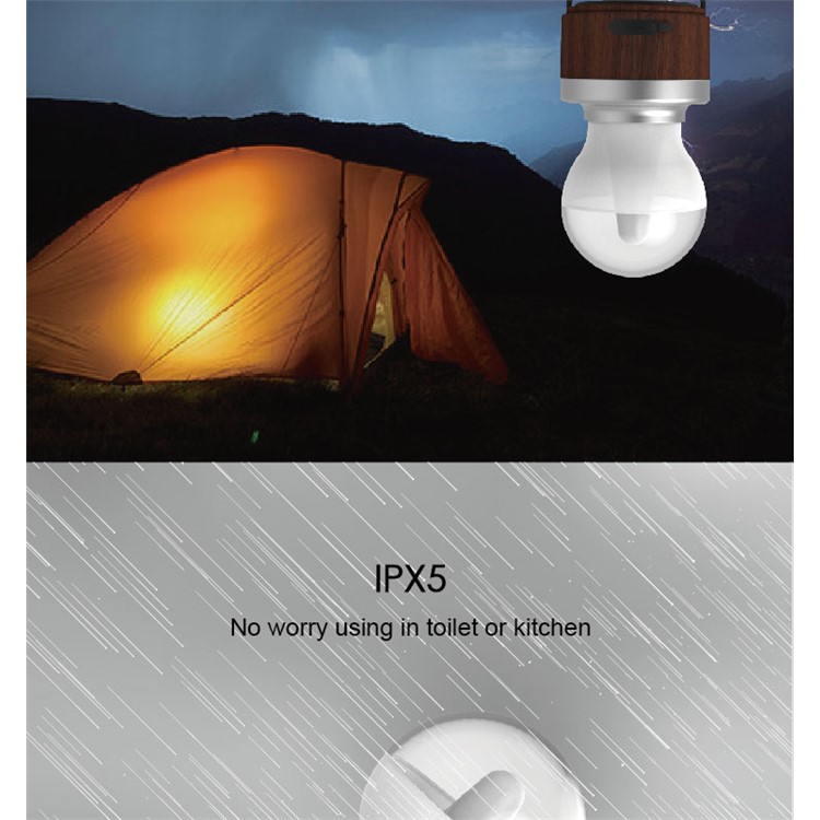 SUNREX A6 Outdoor Portable Camping Induction LED Light Energy-Saving Rechargeable Lamp Lantern-8