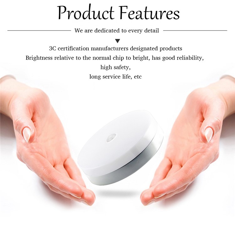 YOUOKLIGHT YK2034 LED Panel Light Motion Sensor 18W 6000K Cold White Light Ceiling Lamp-7