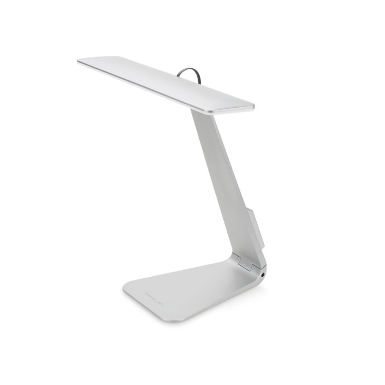 Ultra-thin Folding Adjustable USB Table Eye Protection LED Desk Lamp - Silver-1